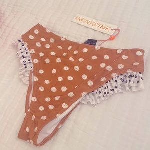MINKPINK bikini bottoms size small NWT